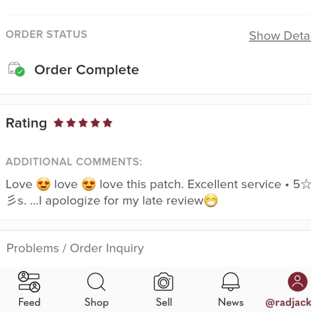 LAST 1! XXXL stunning huge crystal ball w tattooed hands IRON ON patch - Picture 8 of 12